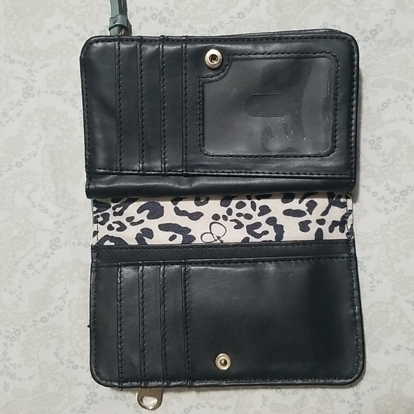 Jessica Simpson Blue Vegan Leather Wallet - Picture 5 of 6